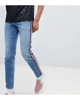 jeans side strip