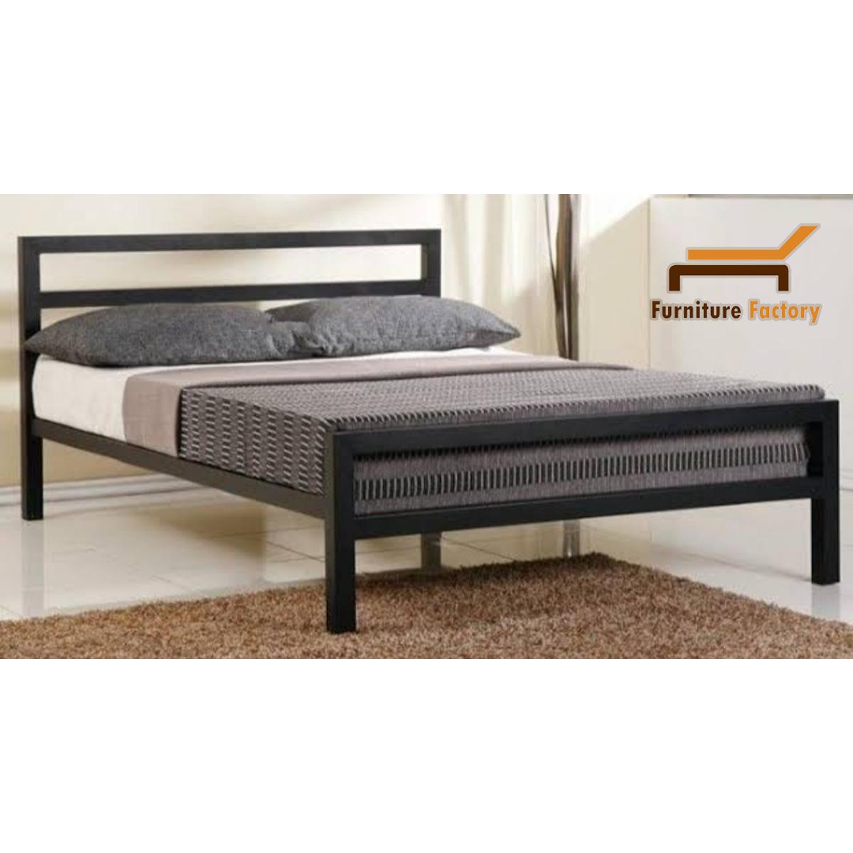 Customized Classic Double Bed, Iron bed Furniture Factory