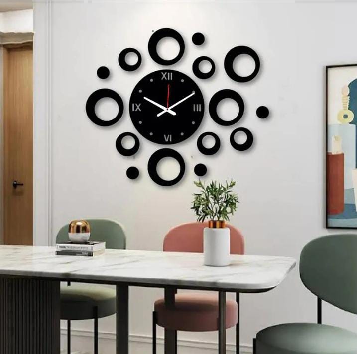 Shop Mine Modern New Wooden Wall Clock Big Size I Wall Clock I Wooden Wall Clock I Wall clocks for bedroom I Wall Clocks for drawing room I Wooden Wall Clocks for bedroom | Home decoration
