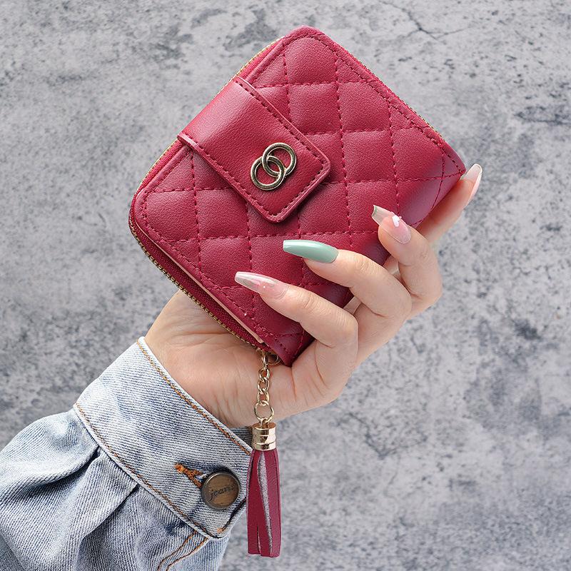 Short Women Wallets Small Slim Luxury Wallet New Fashion Pu Leather Female Purse Designer Money Bag Card Holder, wallets For Girls