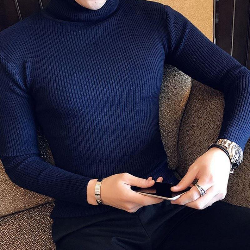 High Neck For Mens Boys Slim Fit high neck for men winter Long Sleeve Turtleneck