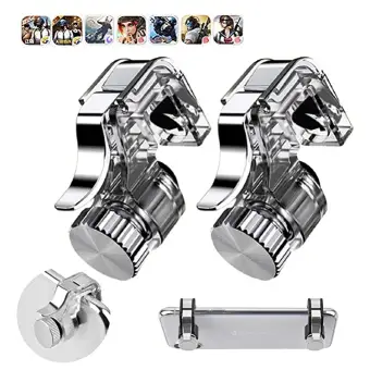 Mauval PUBG Gaming Trigger for PUBG Mobile R11 Mobile Controller Button Trigger for Mobile - Metal