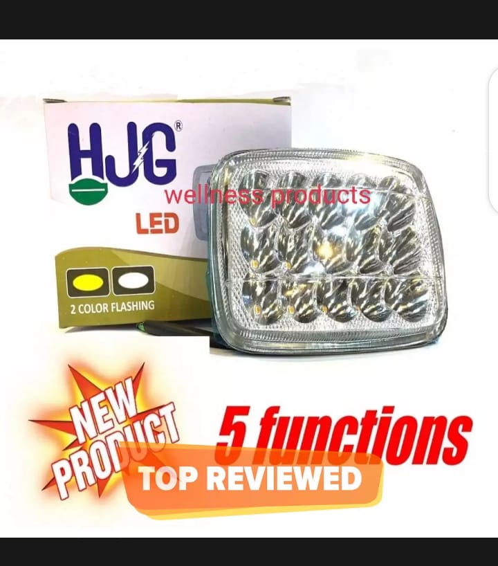 5 Function 2 Colour 15 LED Headlight Beam For All 70 cc & 125 cc