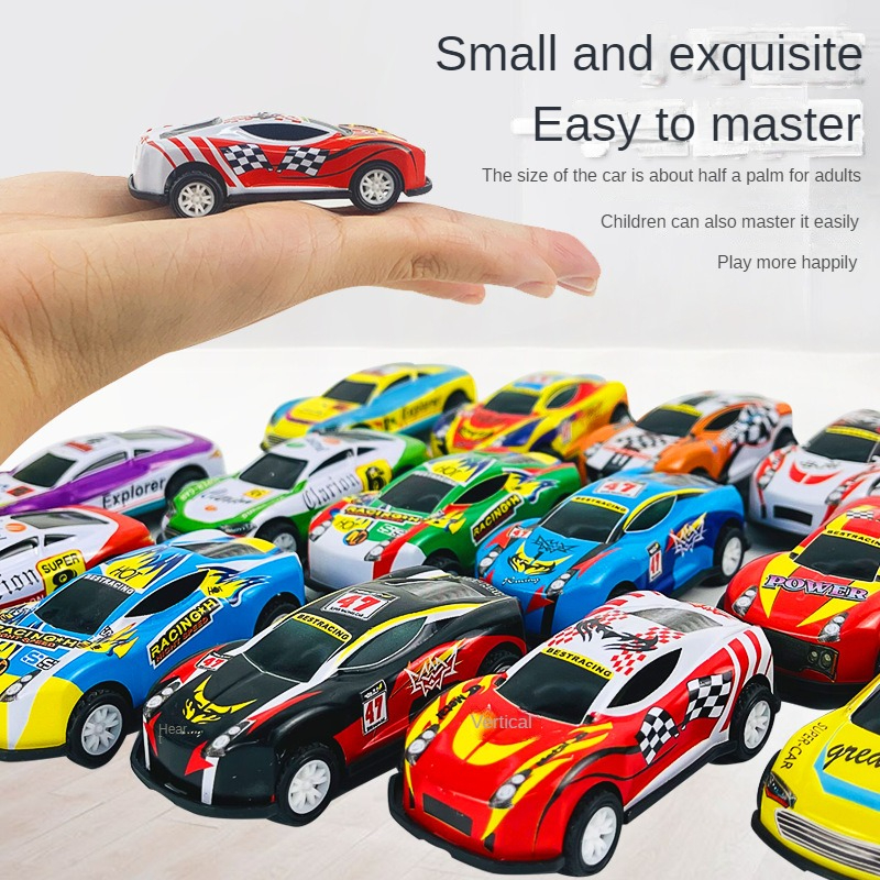 Pack of 1 / 6 / 12 / 24 - Die-Cast Race Car Set for Kids , Collectible Toy Vehicles for Boys & Girls, 2+ Years - Metal Pull Back Cars for Kids - Best Birthday Gift for Kids - Metal Cars