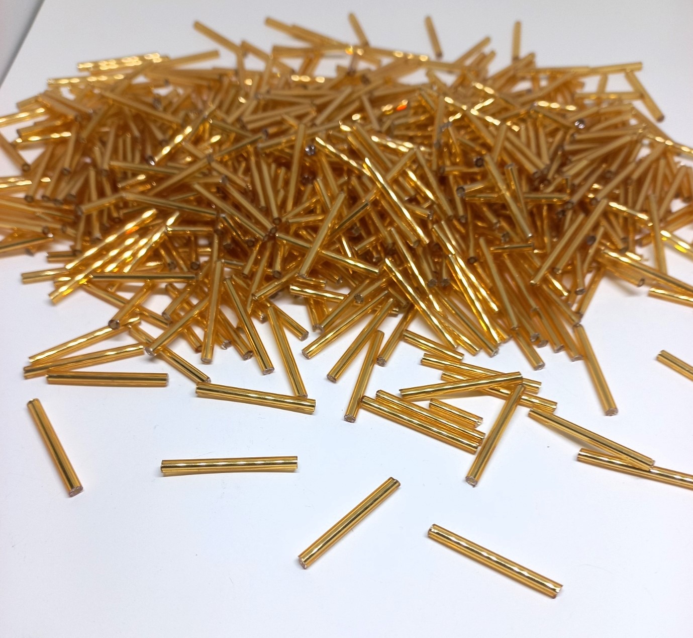 15pcs, Long Crystal Tube Pipe / Beads, about 30mm, DIY Customize Art & Craft.