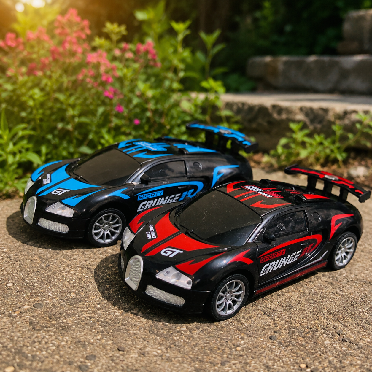 RC Car Remote Control Climber Car with LED Spray Off Road Monster Car, Rechargeable monster truck Car for kids, High Speed Monster Car, for Girls & Boys