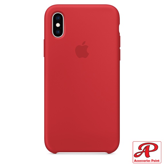 Original Iphone X Max Silicone Cover Soft-Touch Finish Back
