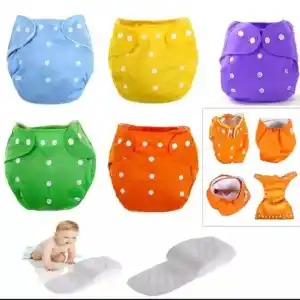 GP Washable Baby Cloth Diaper non-leakage Child Baby Reusable Cloth Nappy Suit 0-2years 3-15kg / Pamper