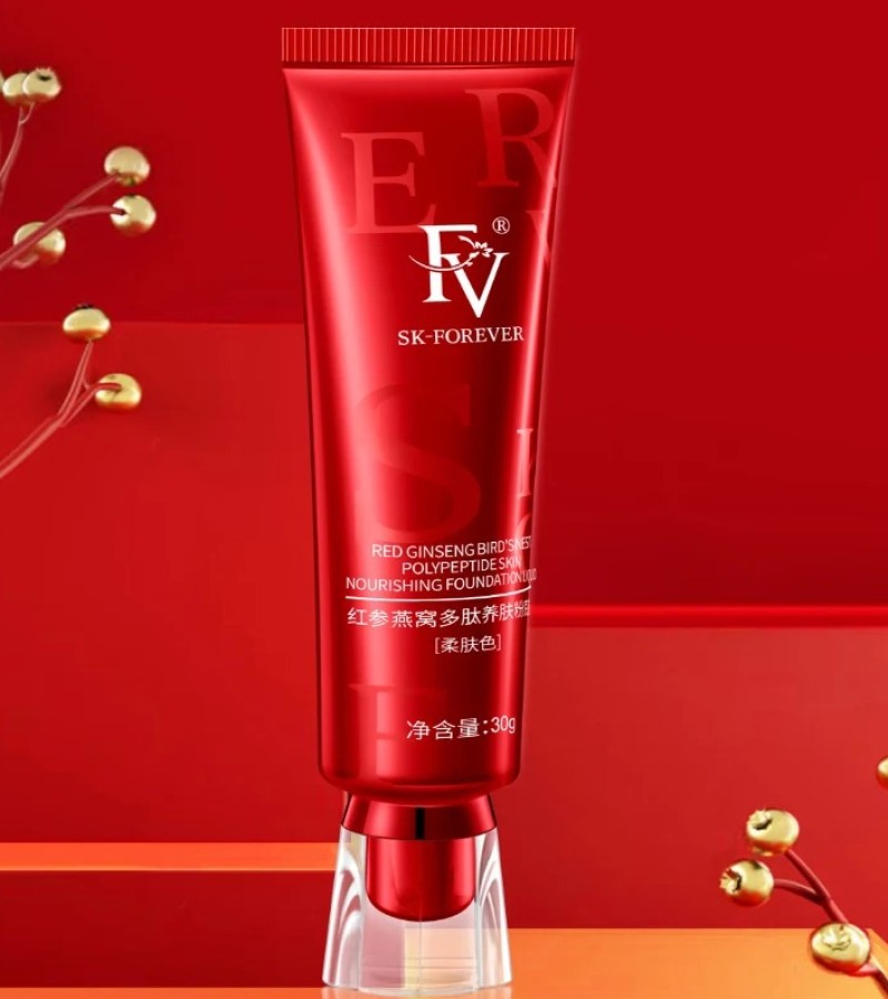 FV Foundation Waterproof Tube China Red Skin Liquid Real Diamon SK Forever
