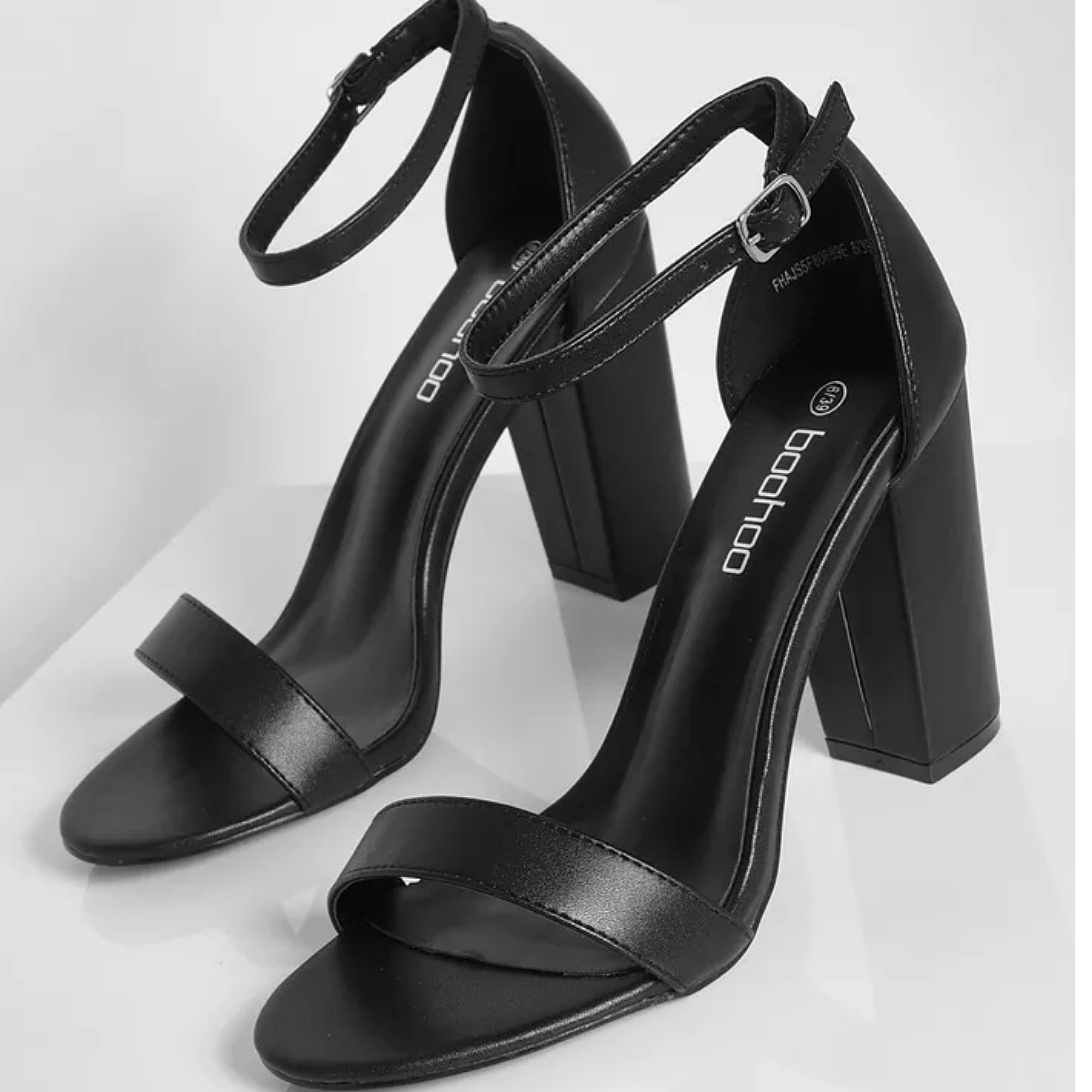Women Fashion Black Block 3 Inches Heels Sandals Comfortable and Stylish for Any Occasion Luxury Style Office Wear Party, Weeding, Bridal
