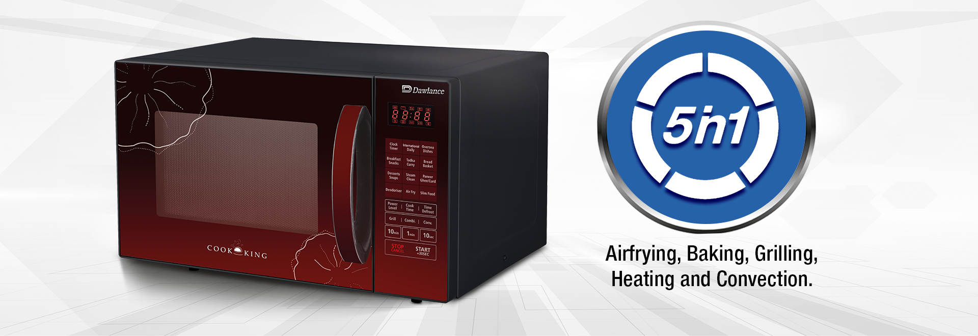 Dawlance 5 in 1 Air Fryer Microwave Oven 30 Ltr DW 530-AF | Daraz.pk