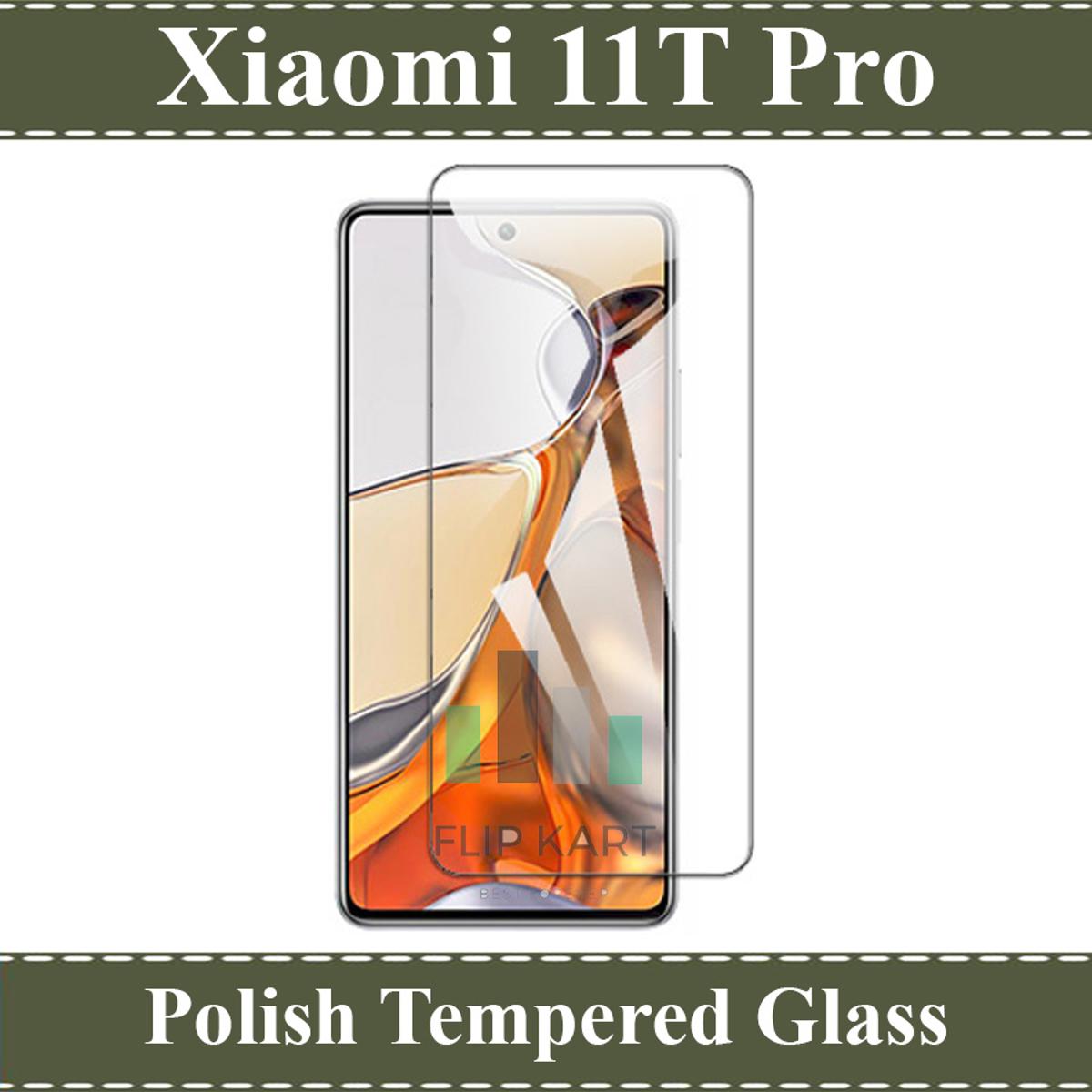 Xiaomi 11T Pro Glass Protector Tempered Polish Screen Protection For Xiaomi 11T Pro - FlipKart price in Pakistan
