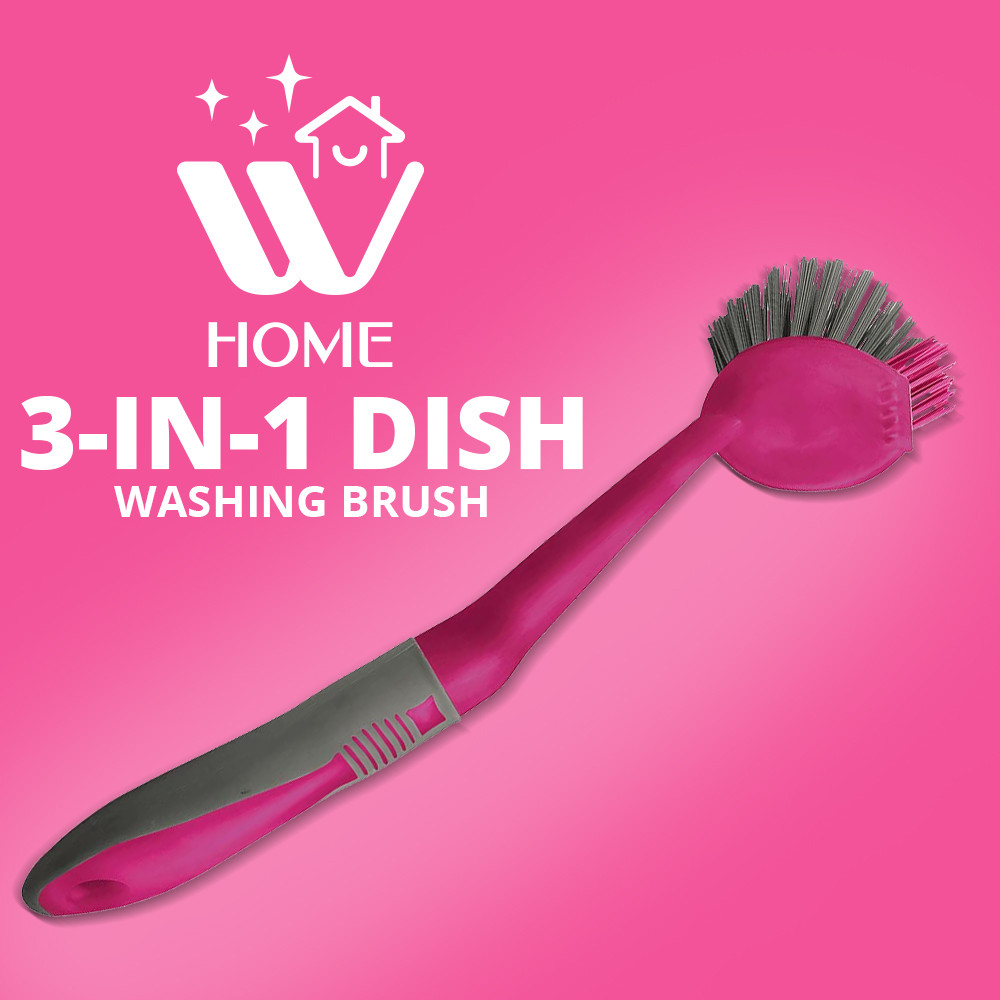 WBM 3 in 1 Dishwashing Brush with Long Handle Dish Brush Daraz.pk