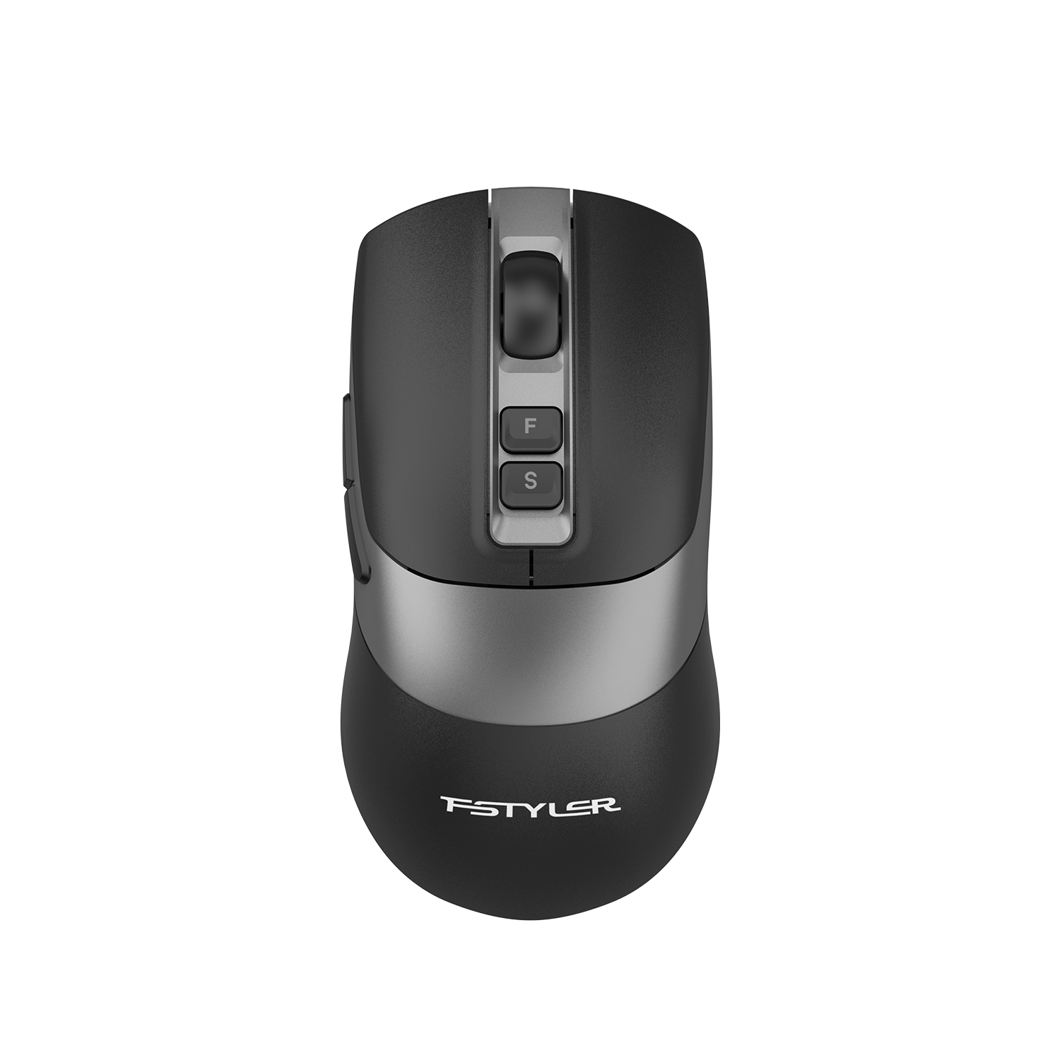A4Tech FB50CS Plus Bluetooth + 2.4G Wireless Mouse - Switch up to 3 Devices - 3200 DPI 5 Level Adjustable - Silent Clicks - For PC, Laptop, Tablet, Smart TV