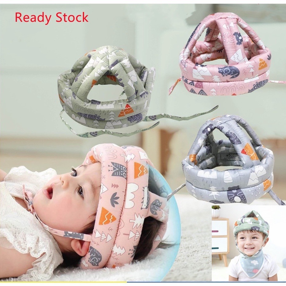 Child Head Protection Cap, Baby Hat Protector Toddler Children Crawling Walking Safety Helmet, Kids Bumper Protect Cushion Breathable Anti-Fall Safety Kid Caps