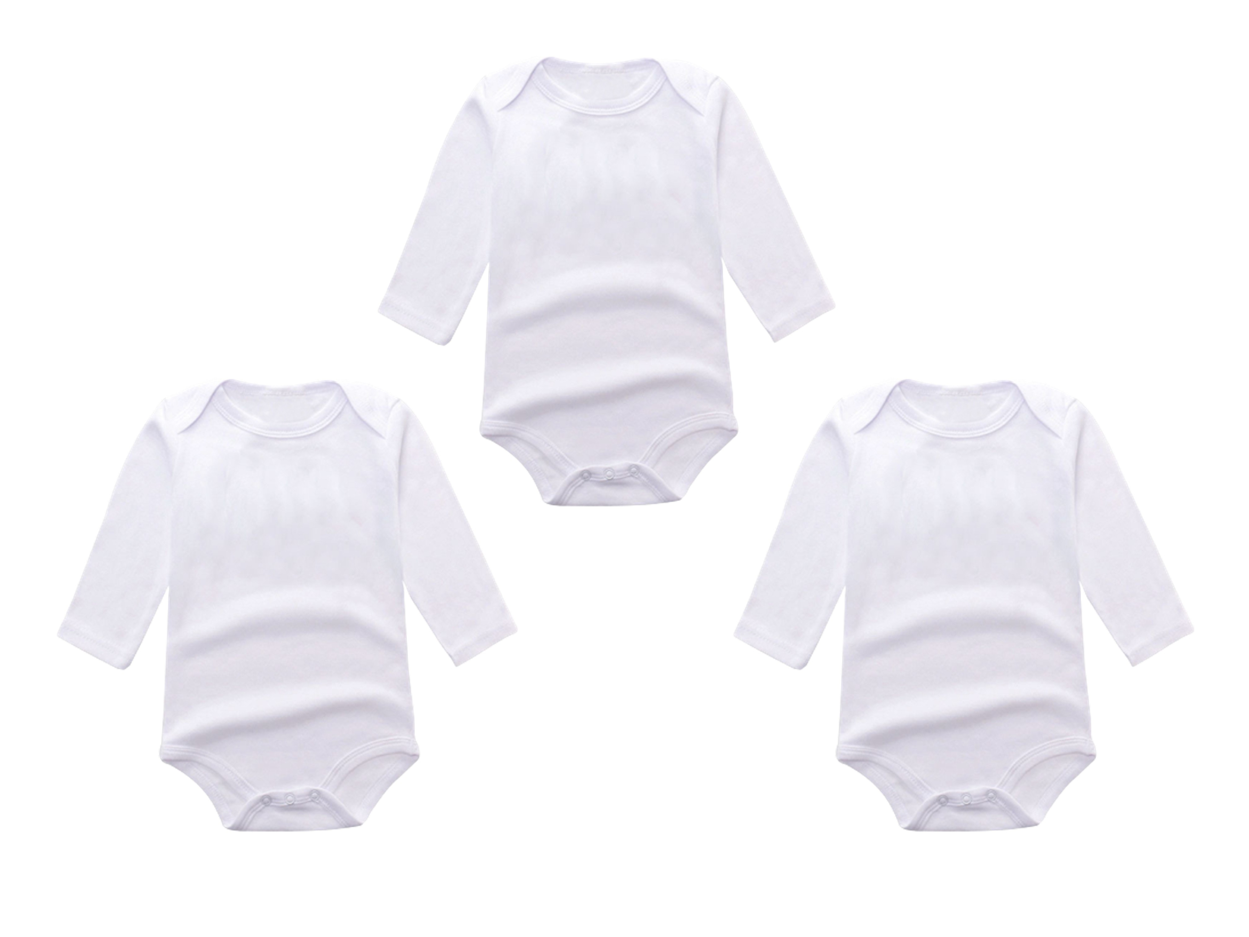 Pack of 3 Newborn Baby Bodysuits Romper in Cotton Stuff for Newborn Baby (Unisex) Available 0 to 12 Months