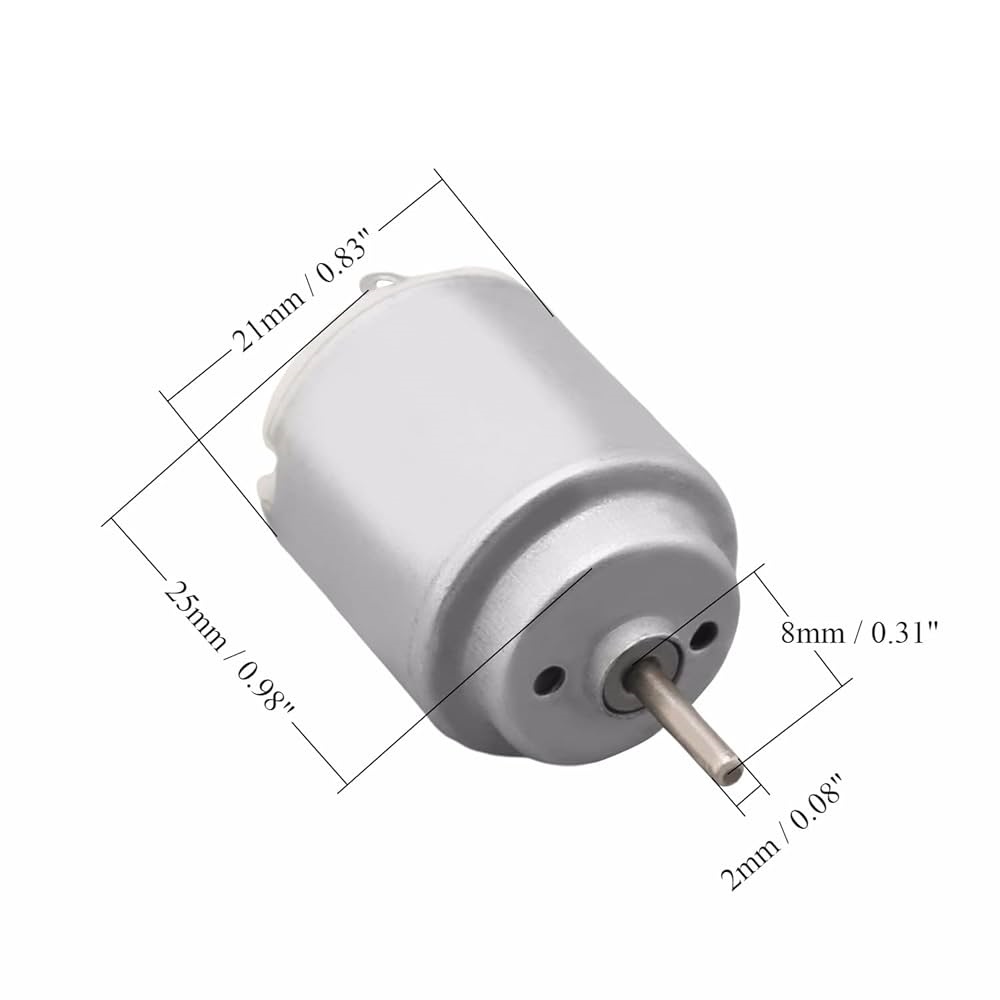 2 Pairs 140 DC Motors, AA Battery Holders & 6cm Propeller DIY Kit