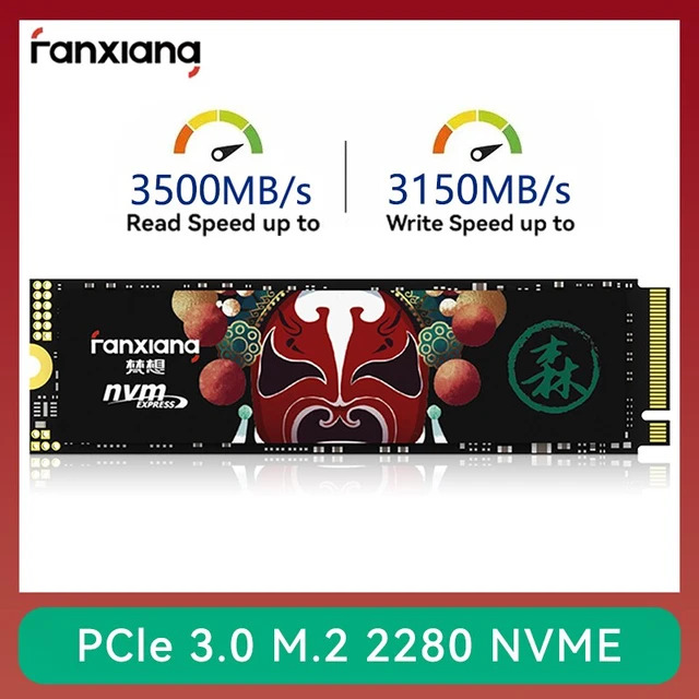 Fanxiang S790 7400MB/s SSD NVMe M.2 2280 2TB PCIe 4.0x4 for PS5
