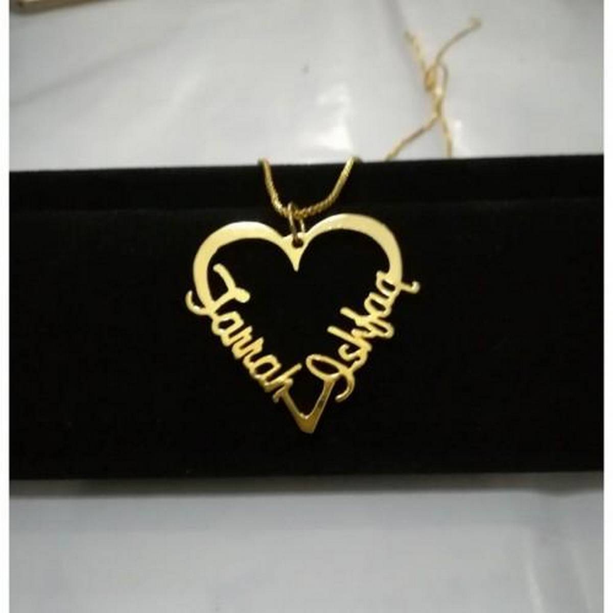 Personalized Gift Necklace Heart 