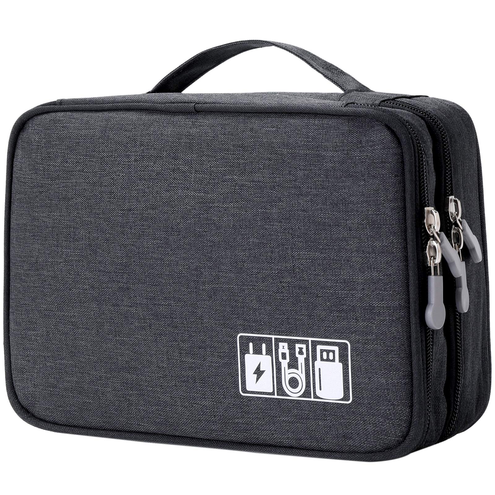 Travel Storage Bags Digital Accessory Storage Bags Portable Gadget Bags Electronic Digital Organizers Waterproof USB Storage Bags Multi-function Large Capacity Cable Organizer Bags