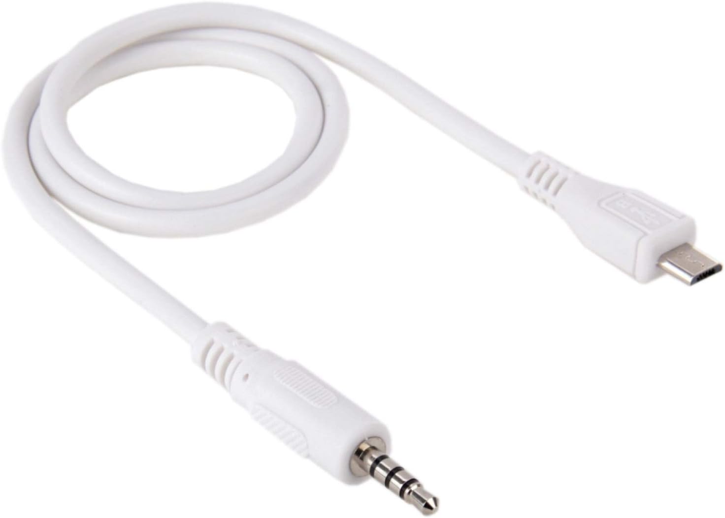 Micro USB to 3.5mm Audio Cable 2ft (7 Inch) for V8 Sound Card – High Quality AUX Converter Cable for Recording & Live Streaming