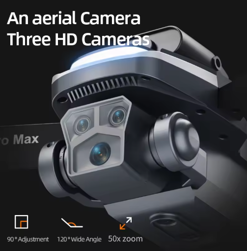 P23 Pro Drone with Dual Camera  WiFi FPV Foldable RC Quadcopter  Obstacle Avoidance  One Key Return  Altitude Hold  Remote Control