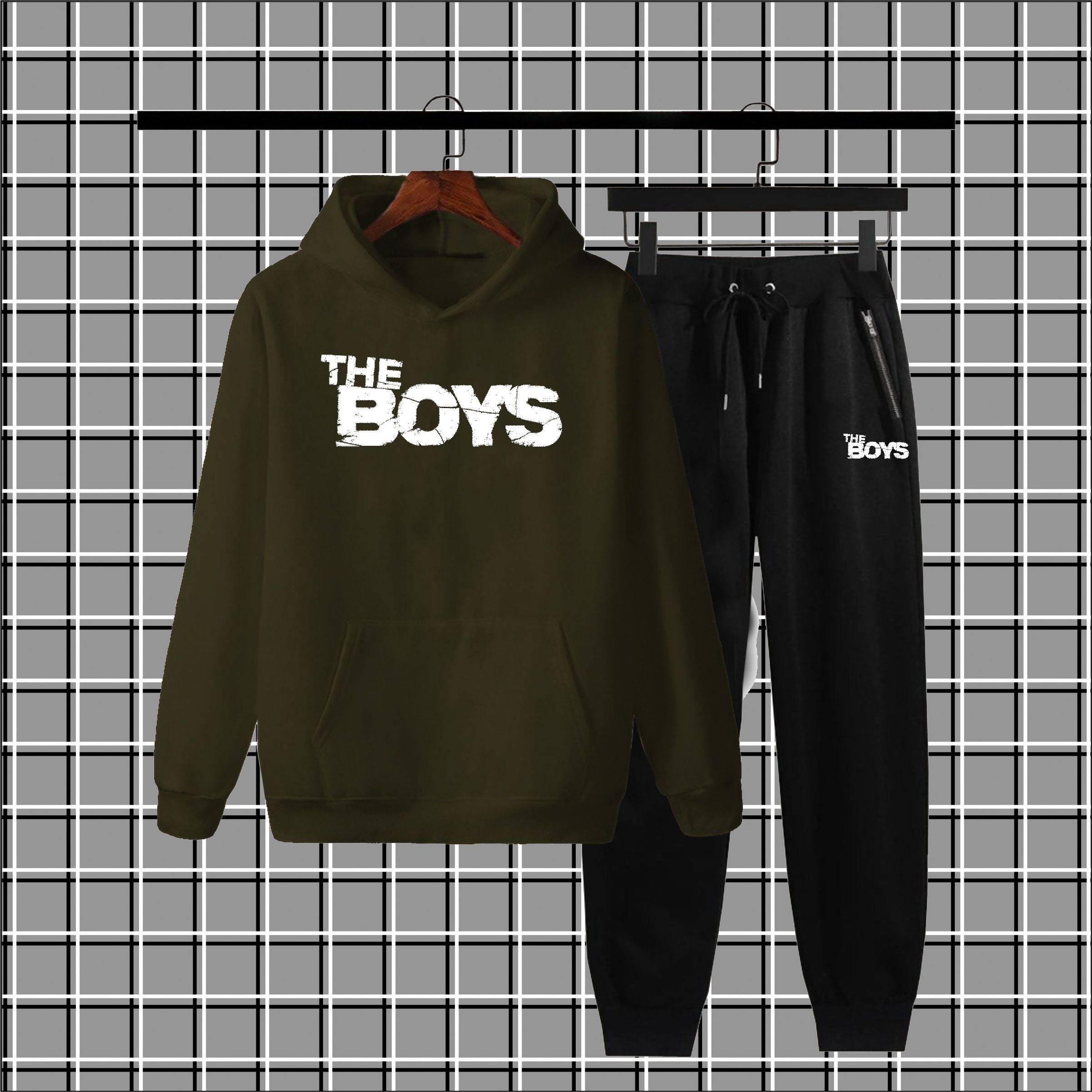 Printed winter Hood Tracksuit For Men and Boys