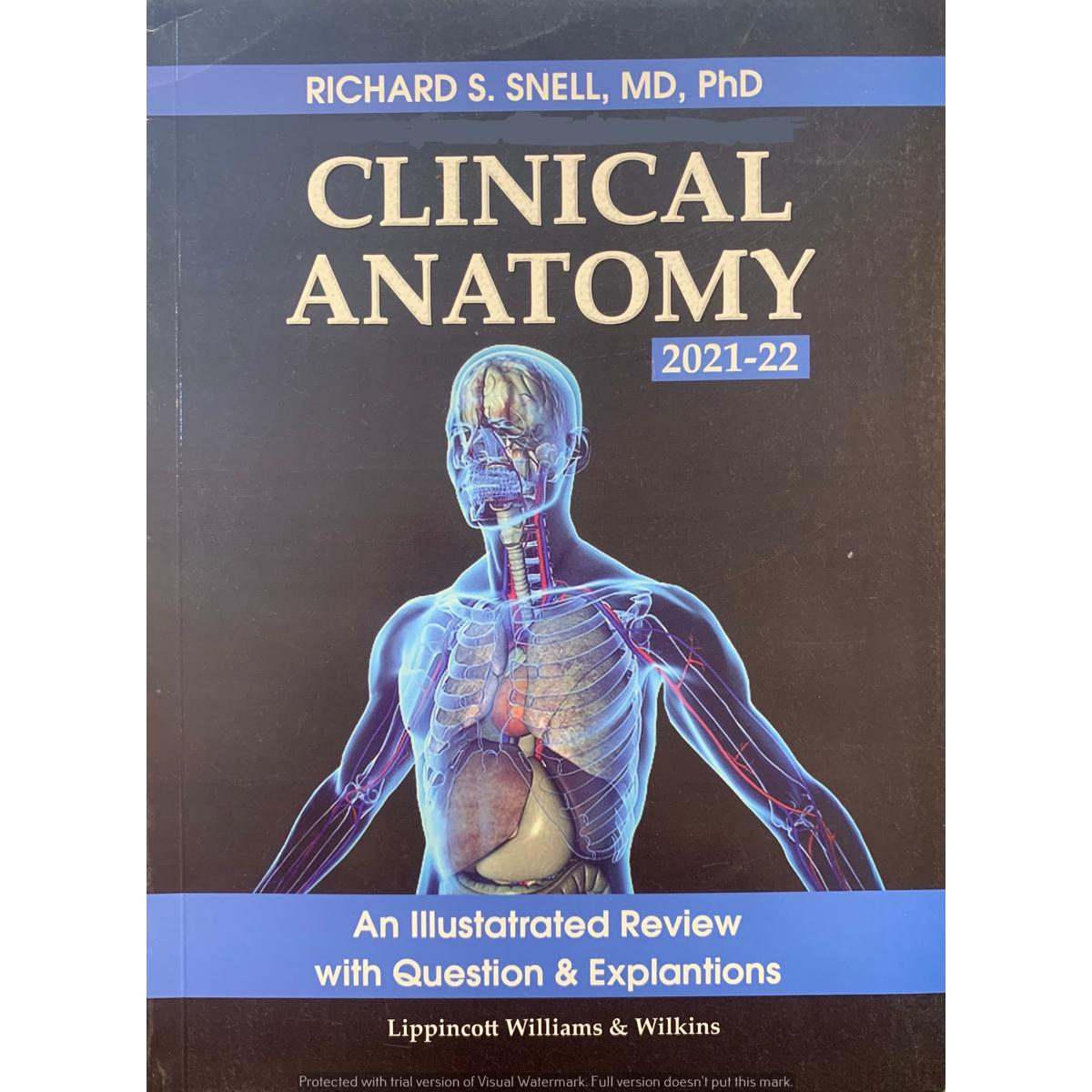 Clinical Anatomy By RICHARD S. SNELL'S Book Low Price Edition Latest  Edition: Buy Online at Best Prices in Pakistan | Daraz.pk