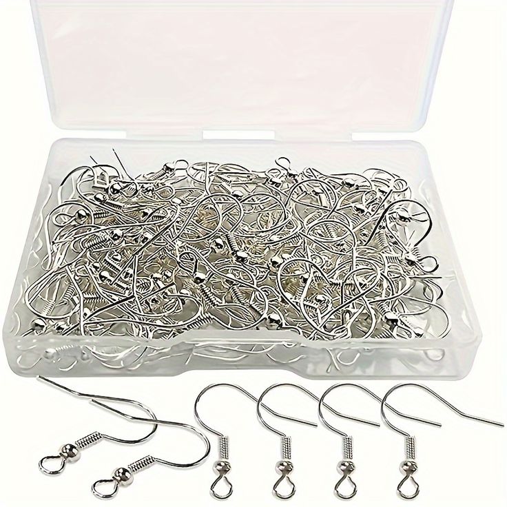 Premium Silver/Golden Earring Hooks – Crafting & Jewellery Making Supplies (50/100 Pcs)