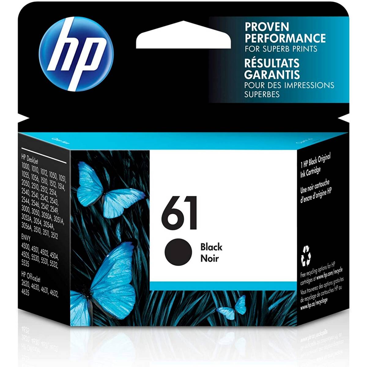 HP 61 | Ink Cartridge | Black | Works 