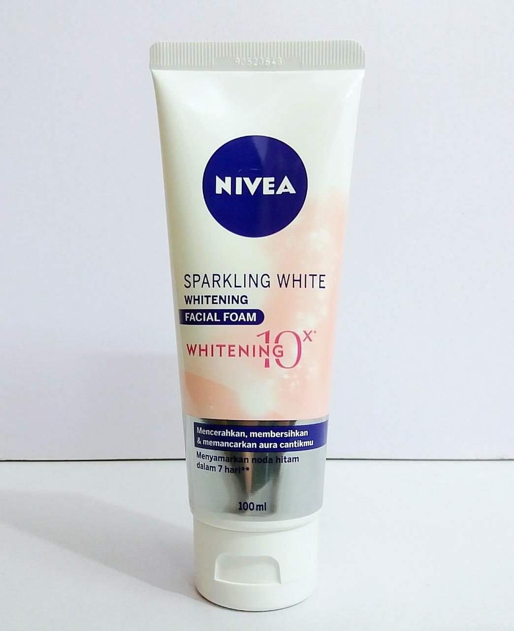 nivea facial foam sparkling white
