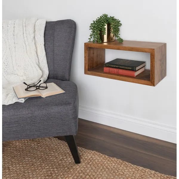 Wall mounted Box shelf Rectangular Shape Book Shelves Wall hanging