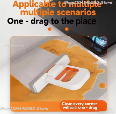 FRAKIN Portable Handheld Cleaning Mop Mini Foldable Desktop Mop Home Replacement for Bathroom Kitchen Desktop Glass Living Room