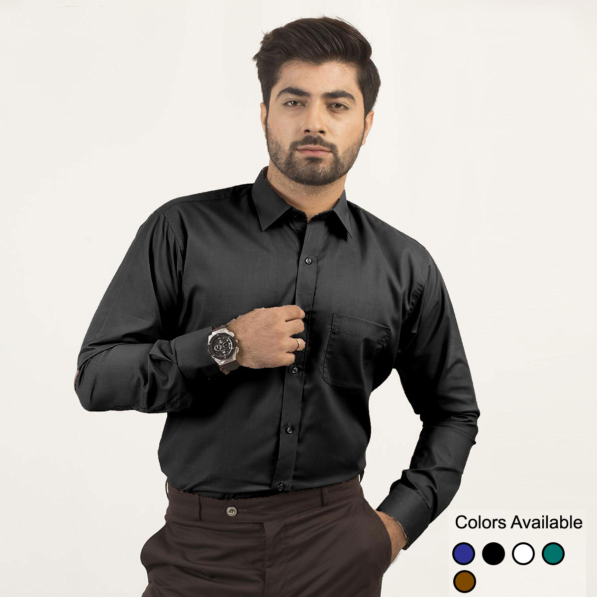 Office Wear Gents Dress Formal Shirt For Men and Boys Daraz.pk