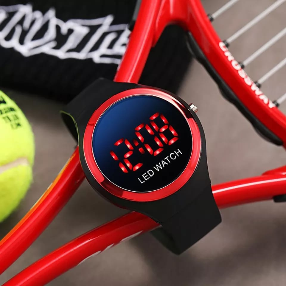 New Model Round Touch Led Digital Watch For Sport Wear For Boy's/Girl's