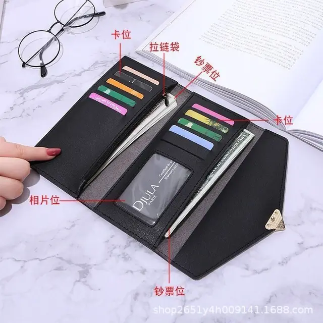 PENGUIN MART PK - Long Trifold Wallet for girls - Clutch for ladies - Clutch Purse for women