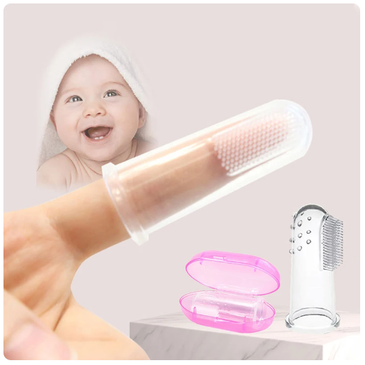 Baby Silicone Finger Toothbrush Children Teeth Clear Massager Pet Silicone Finger Rubber Oral Cleaning Newborn Baby Items Care
