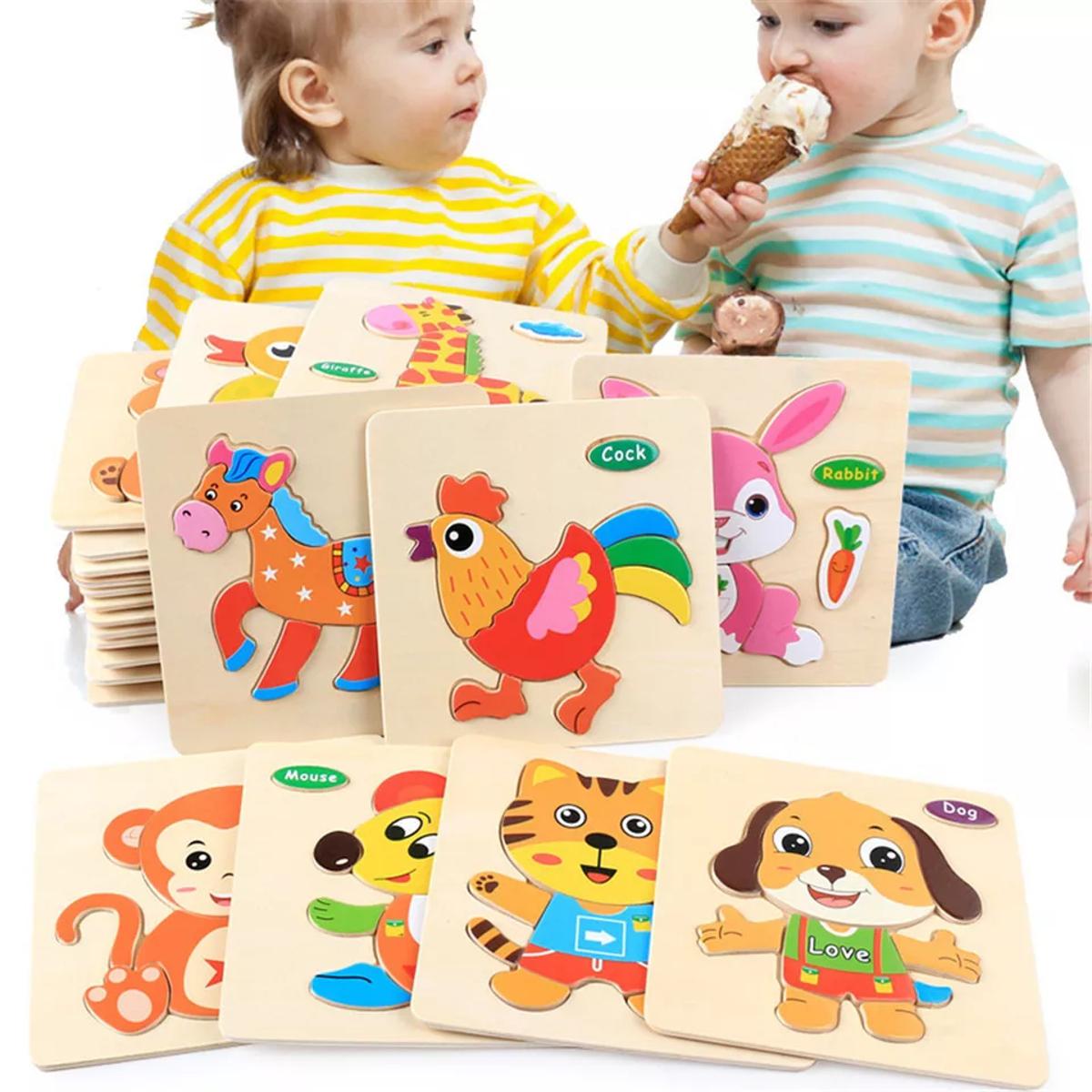 Easy Wooden Puzzle for kids Learning Puzzle for Children