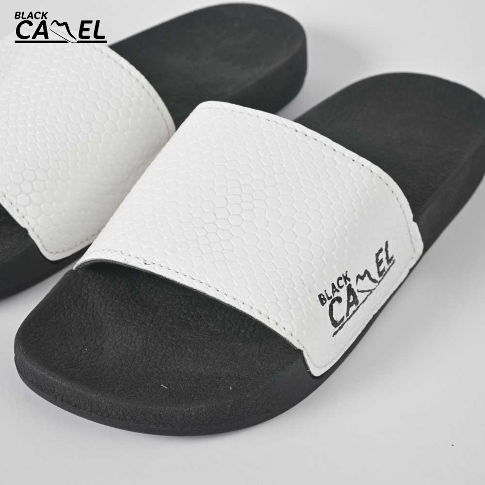 Black Camel Slides Slippers For Men - Stylish And Comfortable Footwear For A Fashionable And Casual Look