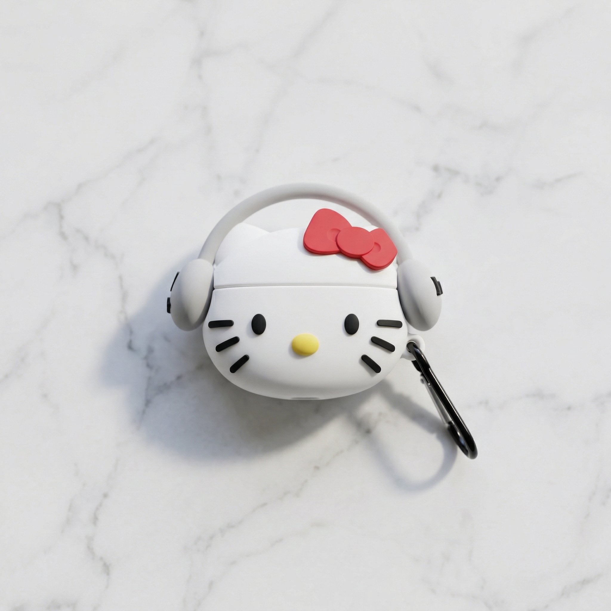 Cute Character 3D Silicone Protective Case Compatible for 𐤠irpods Pro 1 & 2 Case With Hook 𐤠irpods Protective Cover