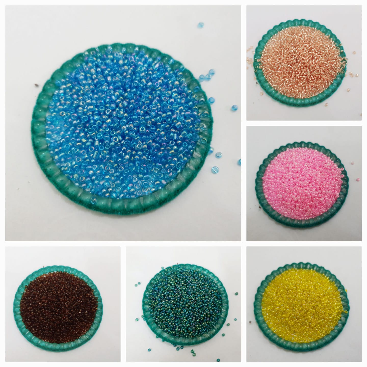 2 Tola Round Beads, Glass Various Colors, Pony Bead Jewelry, DIY Craftsmanship 2mm