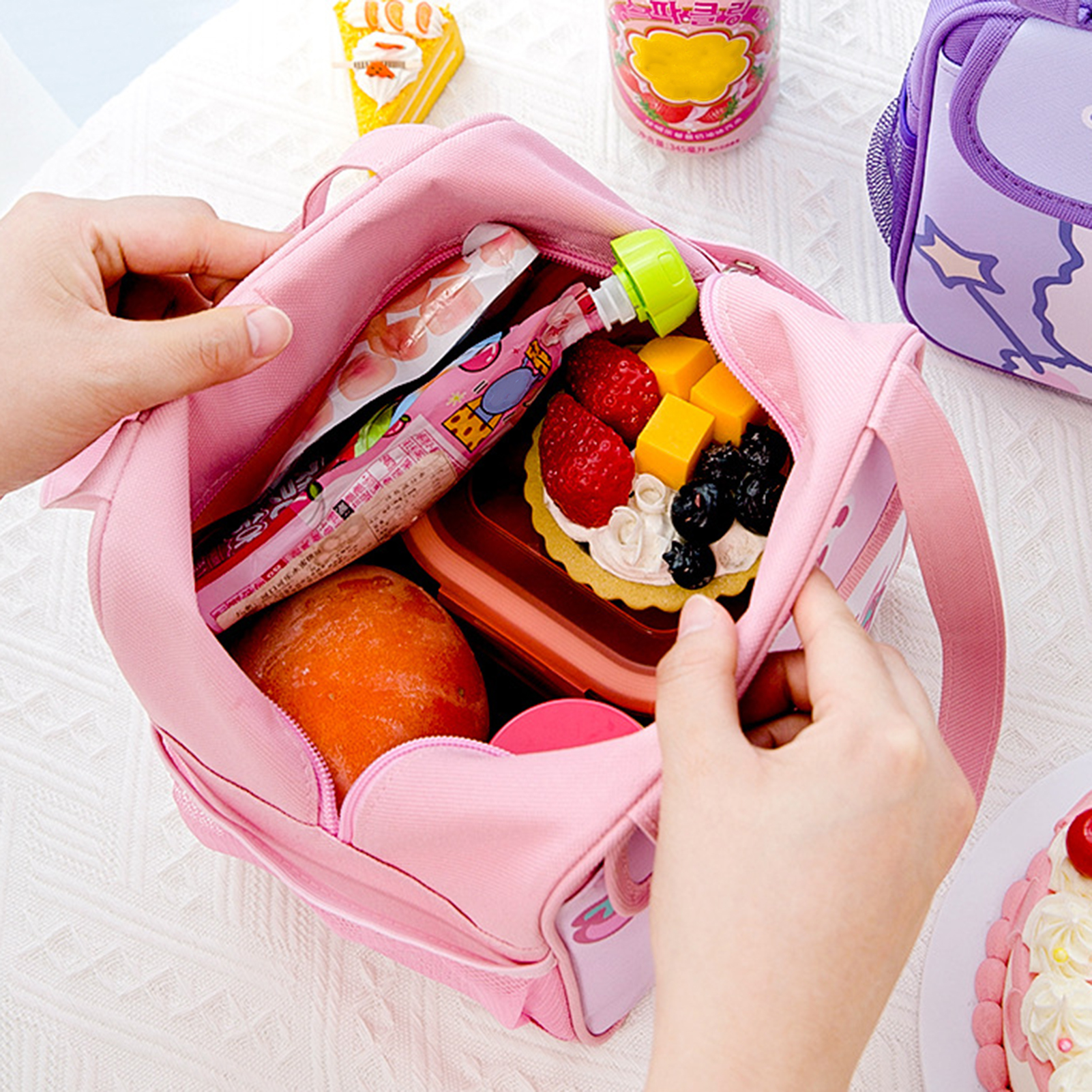 Lunch Container Leak-Proof Beach Picnic Thermal Lunch Box Bag