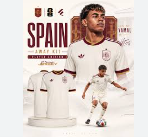 Lamine Yamal #19 Spain 2026 World Cup Jersey | Kids Football Kit | Home Soccer Uniform | Boys & Girls Sports Set