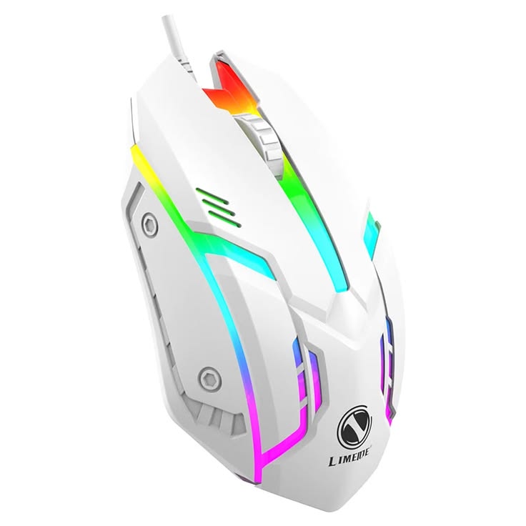 Premium Wired Mouse with RGB Breathing LED Light - Ergonomic 7-Button Gaming Mouse - Cheap Price USB Optical Mouse for Laptop & Desktop