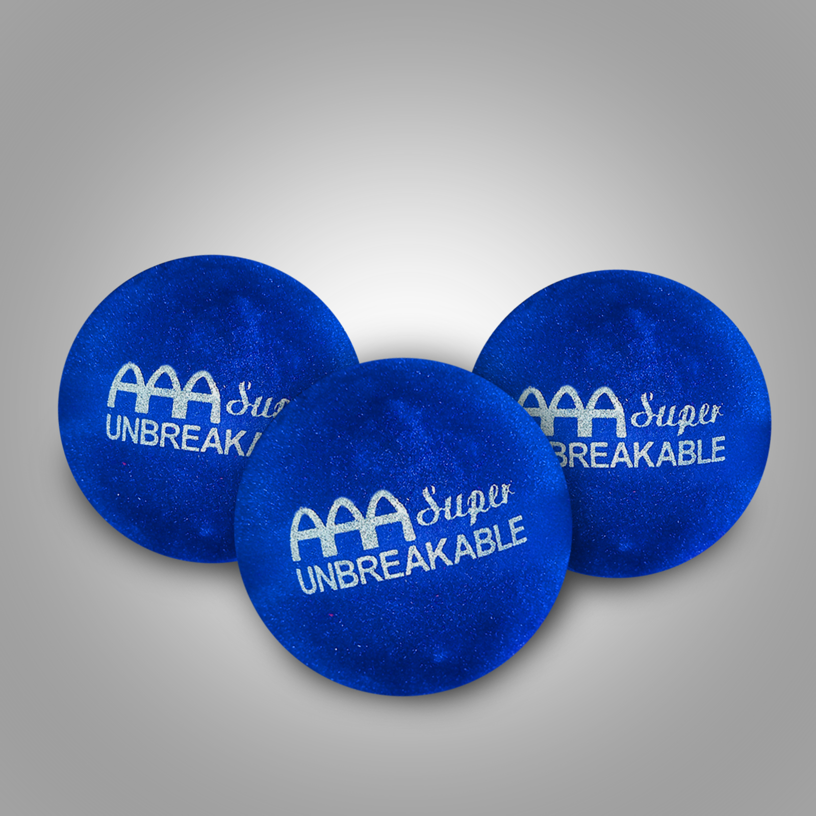 Speedz AAA (Pack of 3) Unbreakable Cricket Ball - Velvet Ball Unbreakable - Flock Ball Unbreakable Cricket Ball - Tennis Ball Unbreakable