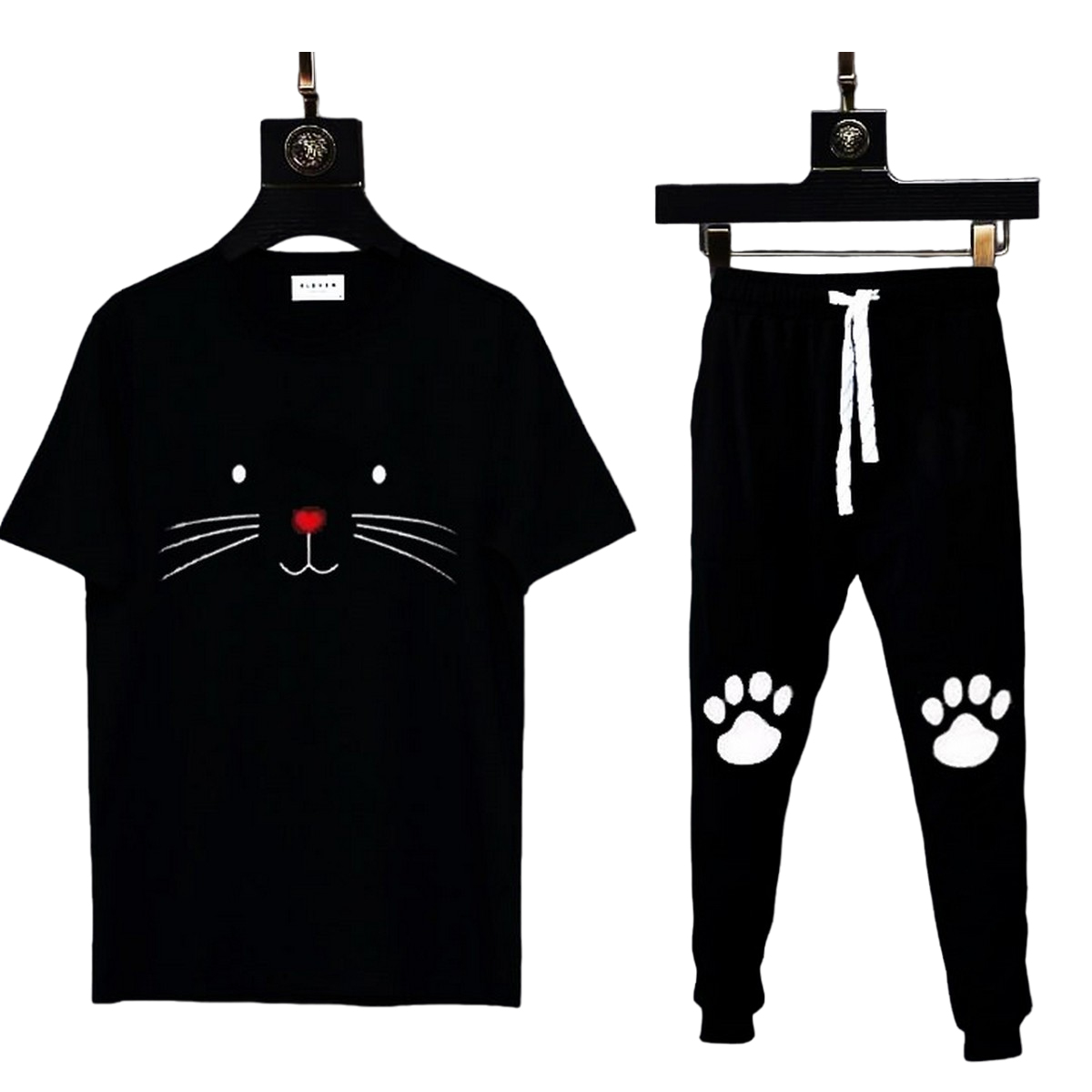 Pair of Beautiful New Design Track suit for gym Wear and Running Printed Tshirt And Trouser Best Quality For Women