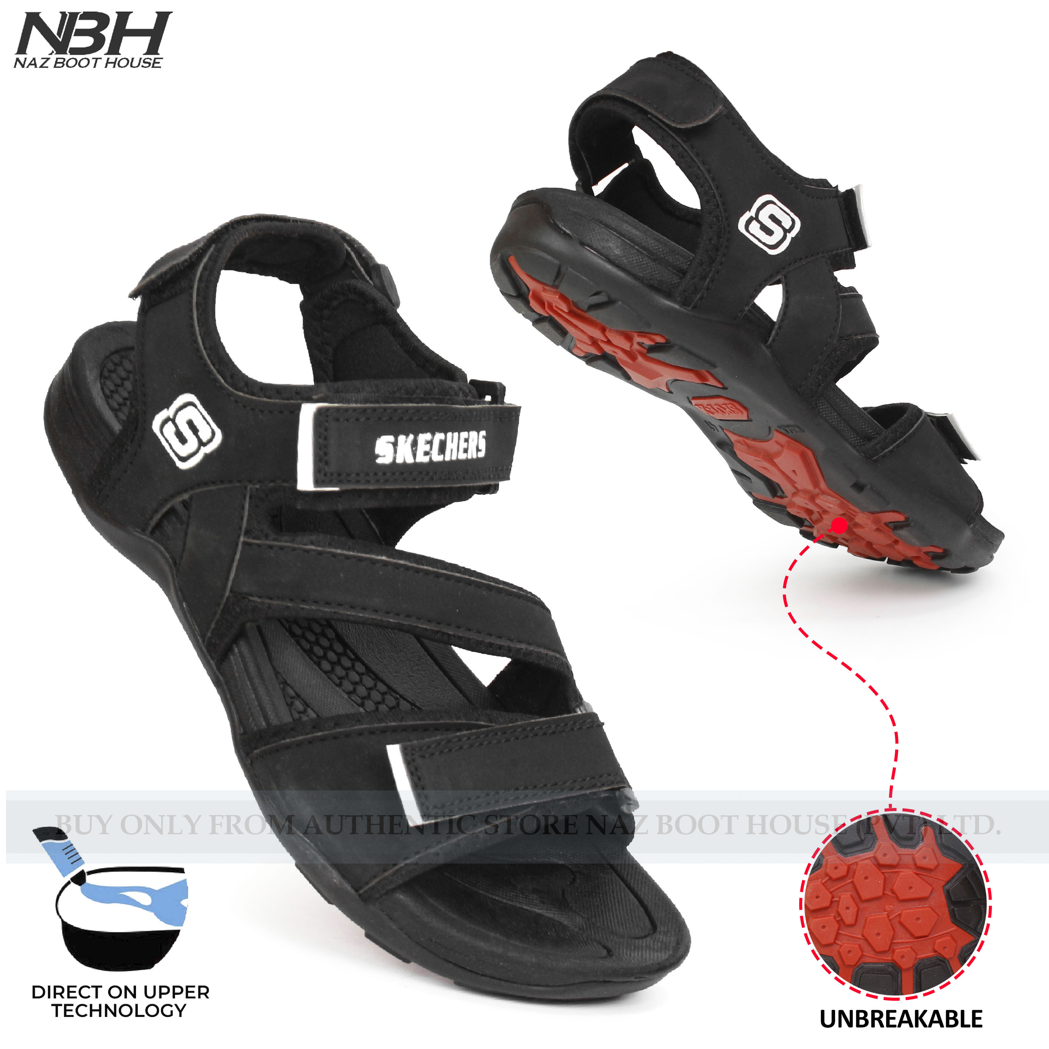 Sandals For Men - Imported Multi Straps Casual Sandals For Boys - Sport Sandals Comfortable And Durable Sandal For Boy - Shoes for Men - Chappal - Perfect Gift For Boys
