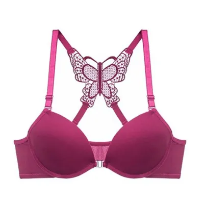 Gentle Push-Up Front Open Bra With Butterfly Back Pakistan