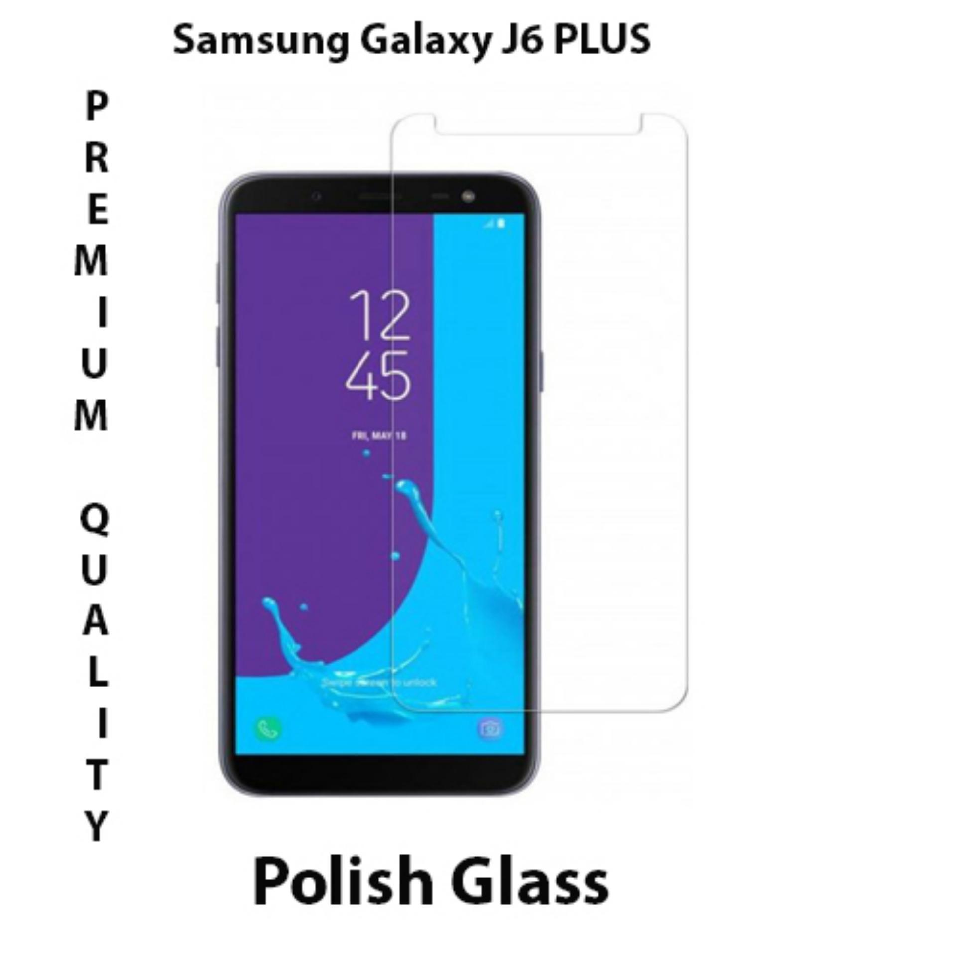 Samsung Galaxy J6 Plus Tempered Glass Screen Protector Polish