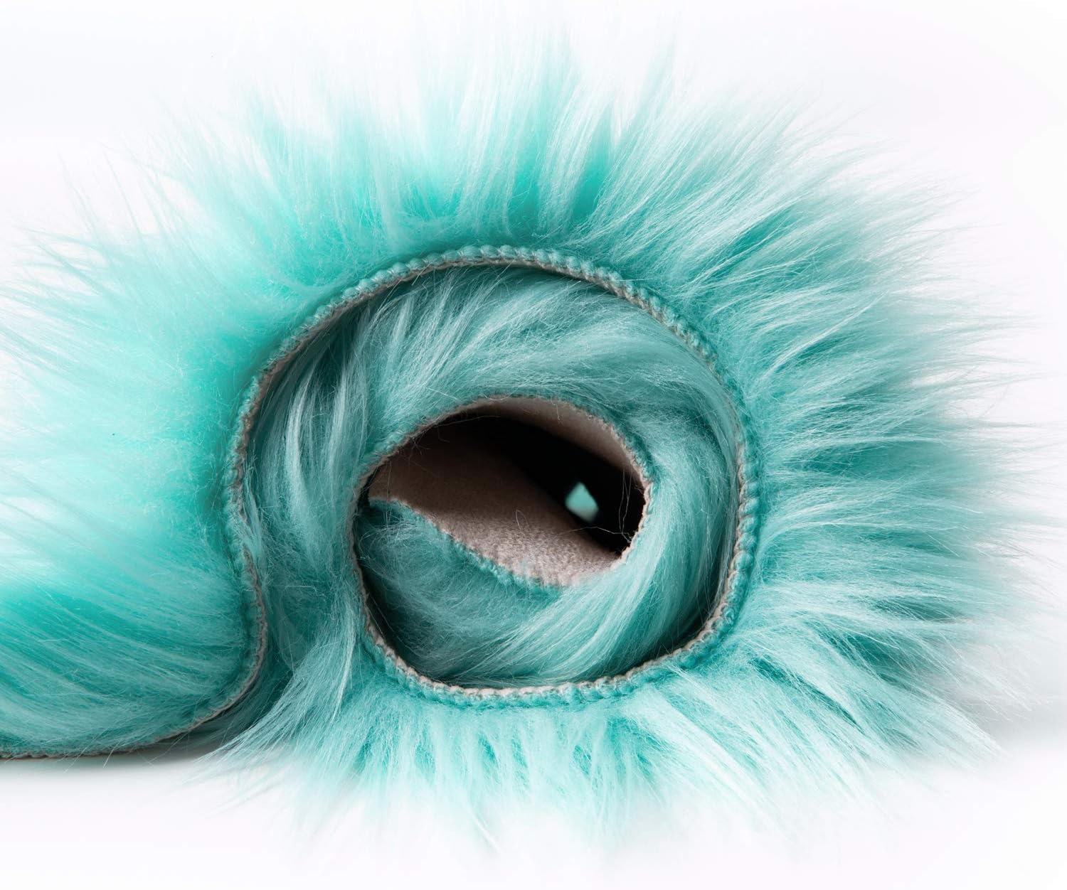 Faux Sheepskin Rug Sheep Foot Door Mat Rug 24inch x 33inch Turquoise Fuzzy